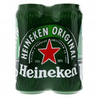 Пиво Heineken з/б 4*0,5л
