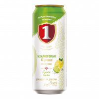 Пиво "Спеціальне Безалкогольне Лимон-Лайм"Світле Фільтроване 0,5л