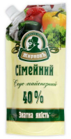Соус майонезний ЖирновЪ Сімейний 40% 300г