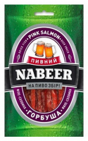 Горбуша Nabeer солоно-сушена філе-соломка 25г