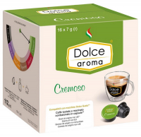 Кава Dolce Aroma Cremoso смажена мелена в капсулах 112г