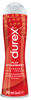 Інтимний гель-змазка DUREX® Play Saucy Strawberry зі смаком та ароматом полуниці(лубрикант) 50 мл 