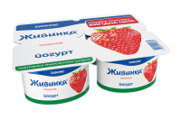 Йогурт Danone Живинка Полуниця 1,5% 4*115г