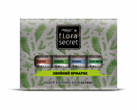 Набір ефірних олій для сауни Flora Secret Хвойний, 4*10 мл
