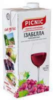 Вино Picnic Ізабелла чорноморська 1л B&B