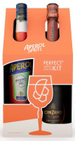 Аперитив Aperol Aperetivo 11% 0,7л + Вино ігристе Cinzano Pro Spritz біле сухе 11% 0.75л