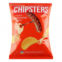 Чіпси Chipster`s зі смаком ковбаски гриль 130г