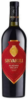 Вино Sikvaruli Алазанська Долина напівсолодке червоне 0,75л