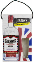 Джин Gibson`s London Dry Gin 37,5% 0,7л в коробці +бокал