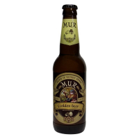 Пиво Mur Golden beer крафт світле фільтроване 4,9% 350мл 