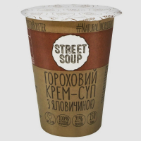 Крем-суп Street Soup гороховий з яловичиною стакан 50г