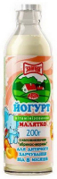 Йогурт Злагода абрикос-морква 2,8% скло 200г