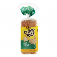 Хліб Київхліб Супер тост з висівками нар.скиб.350г в упакуванні
