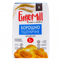 Борошно EuroMill пшеничне 1ґ 1кг 