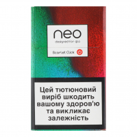 Стіки Neo for Glo для нагрівання тютюну Scarlet Click