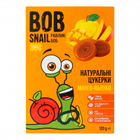 Цукерки Bob Snail натуральні яблуко-манго 120г