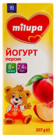 Йогурт Milupa персик 2,5% 207г