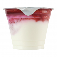 Йогурт Lago з наповнювачем Полуниця 3,5% 250г стакан x12