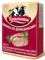 Продукт сирний плавлений Тульчинка Шинка 55% 90г
