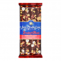 Шоколад Millennium Fruits&Nuts чорний 90г х12
