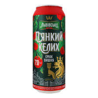 Пиво Львівське П`янкий Келих смак 7% 0,480л