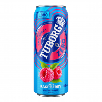 Пиво Tuborg Raspberry б/а ж/б 0,5л