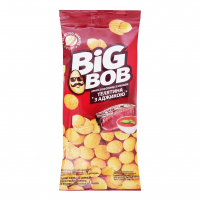 Арахіс Big Bob смажений солоний в оболонці Телятина-аджика 55г