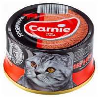 Корм CARNIE з яловичиною для дорослих котів 90г