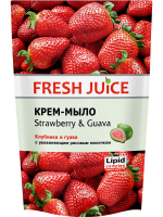 Крем-мило рідке Fresh Juice Strawberry & Guava, 460 мл (дой-пак)
