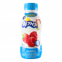 Йогурт Агуня дитячий малина 2,7% 185г