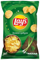 Чіпси Lays зі смаком зеленої цибулі 120г