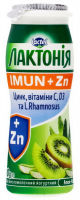 Напій йогуртний алое-ківі з пробіотиком L.Rhamnosus цинком і вітамінами С та D3 1,5% Лактонія Імун+ 0,1