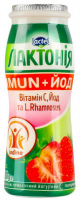 Напій йогуртний Lactel Лактонія 1,5% Полуниця 100г