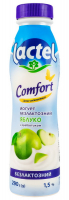 Йогурт Lactel Comfort 1,5% безлактозний яблуко 290г