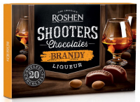 Цукерки Roshen Shooters з бренді-лікером 150г