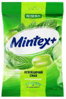 Цукерки Roshen Mintex+ мяти та ментол 140г