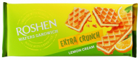 Вафлі Roshen Wafers Sandwich Extra Crunch Lemon 142г