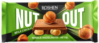Шоколад Roshen Nut молочний з цільними лісовими горіхами  90г