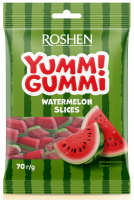 Цукерки желейні  Roshen Yummi Gummi Watermelon Slices 70г