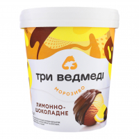 Морозиво Три ведмеді Лимонно-шоколадне 320г 