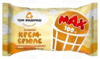Морозиво Три Ведмеді зі смаком крем-брюле 100г