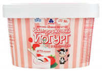 Морозиво Рудь Заморожений йогурт з  полуницею 90г