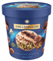 Морозиво Millennium фундук 300гp