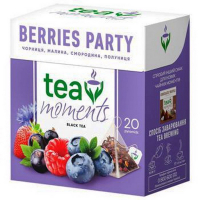 Чай Tea moments Berries Party чорний 20*1,8г