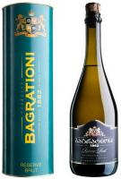 Вино ігристе Bagrationi 1882 Reserve Brut 0,75л