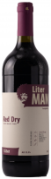 Вино Liter Man червоне сухе 1л 12,5%