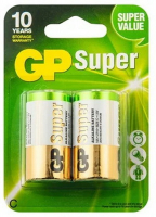 Батарейка GP Super Alkaline 1.5V 14A-U2 LR14 C