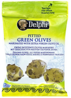 Оливки Delphi зелені мариновані б/к 60г