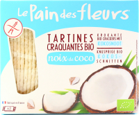Хлібці Le Pain des fleurs органічні з кокосом 150г