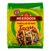 Тортилья Mexifoods Tacos кукурудзяна 250г